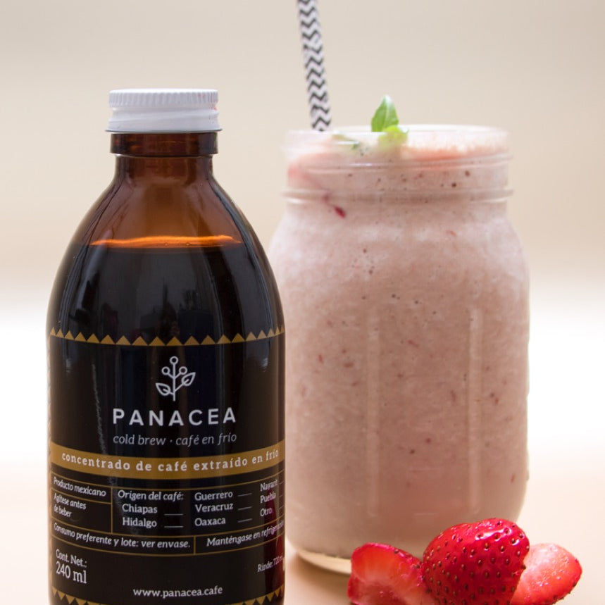 smoothie panacea cold brew y fresa