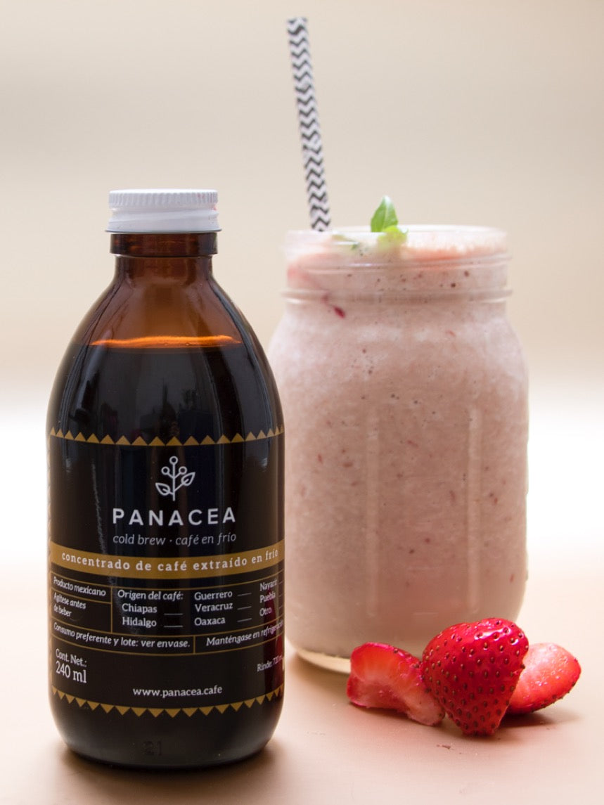 smoothie panacea cold brew y fresa