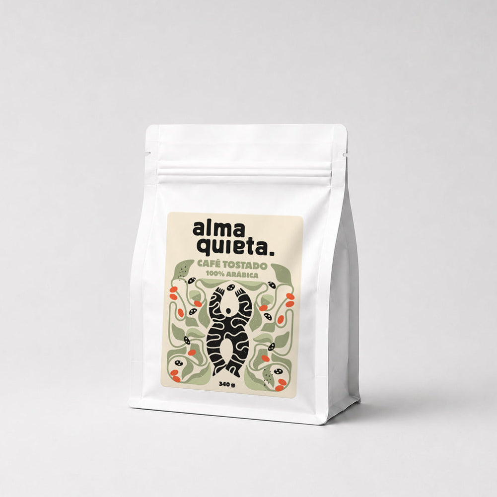 Café de Especialidad Almaquieta Sierra Mixteca Oaxaca en bolsa biodegradable de 340 g
