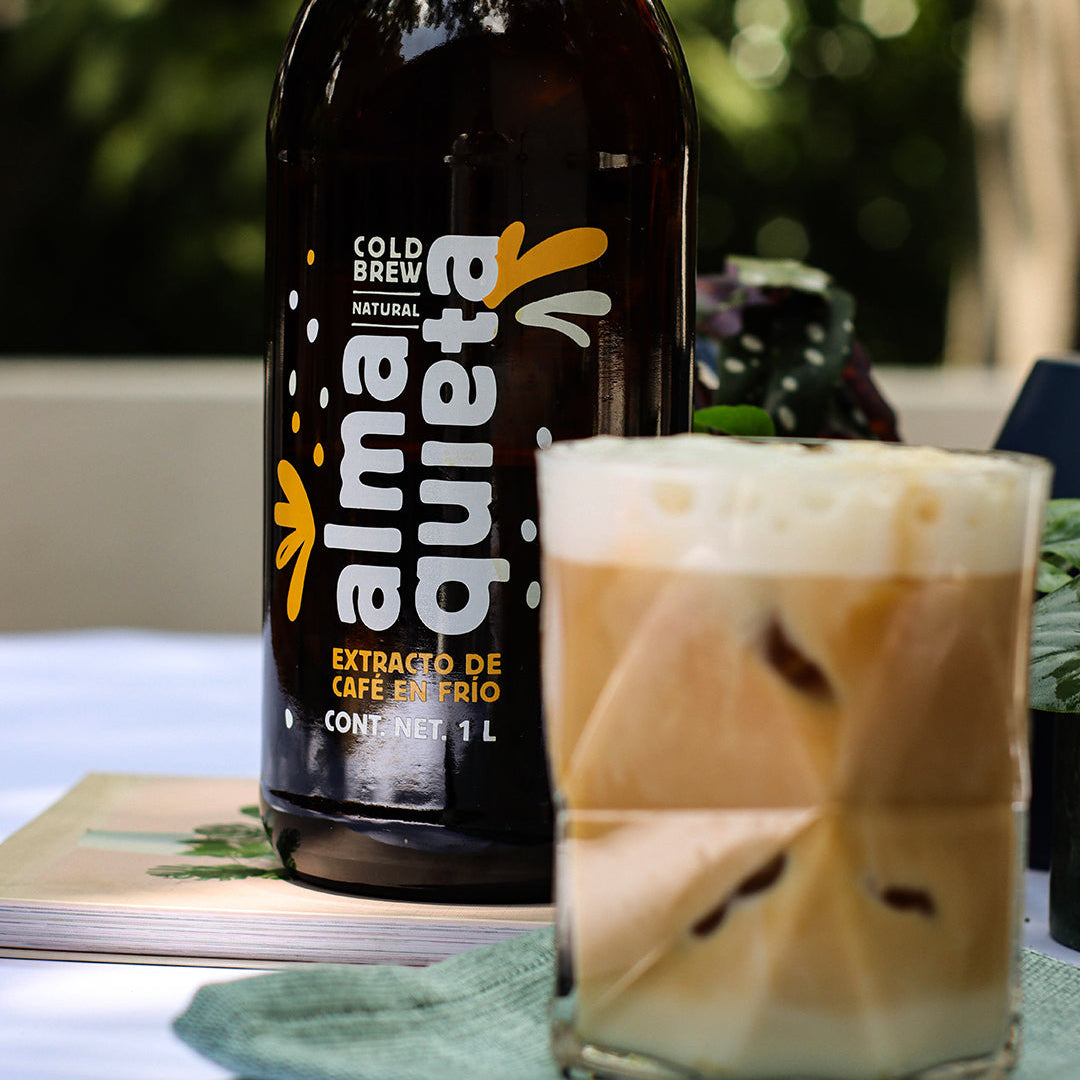 Cold Brew Concentrado Almaquieta elaborado en CDMX